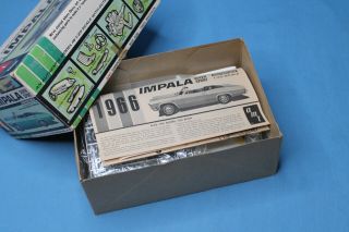 Rare Vintage AMT 1966 Chevrolet Impala Convertible Model Car Promo Kit 6716 2