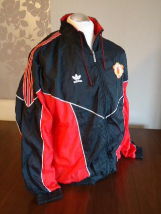 MANCHESTER UNITED adidas 1989 Jacket PLAYER ISSUE XL 46 