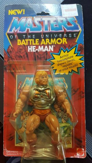 1983 Battle Armor He - Man Masters Of The Universe Vintage