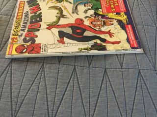 RARE 1964 SILVER AGE SPIDER - MAN ANNUAL 1,  2,  3,  4,  7 SINISTER SIX KEYS 3