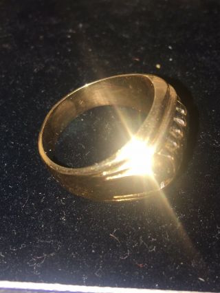 Antique 19 Century French 18 Ct Solid Gold Gents Ring