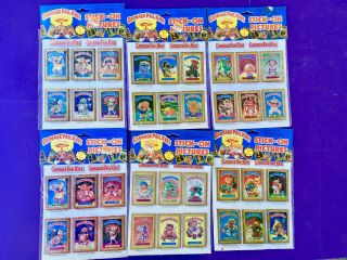 Vintage 1985 Topps Garbage Pail Kids Stickers Cards Toy