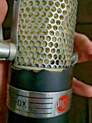 Rare Vintage RCA 77 - DX Ribbon Microphone 10