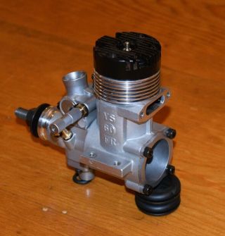 1980 YS 60 FR ABC Rear Exhaust RC model airplane engine vintage Yamada.  60 Japan 5