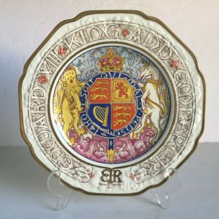 Paragon China King Edward Viii And Emperor Coronation Plate 9 1/2 " Raised Rim 2