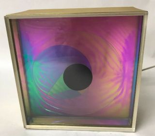 Vtg Colorful Lighted " Lumina " Clock By Chronoart,  Kirsch? / Hamilton?