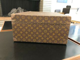 AUTHENTIC VINTAGE LOUIS VUITTON HARD CASE MONOGRAM TRUNK ALZER SUITCASE LUGGAGE 5