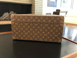 AUTHENTIC VINTAGE LOUIS VUITTON HARD CASE MONOGRAM TRUNK ALZER SUITCASE LUGGAGE 6