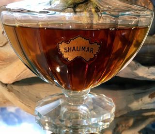 SHALIMAR by GUERLAIN 2.  7 FL OZ - 80 ML EXTRAIT RARE CLEAR STOPPER 4