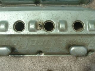 vintage 392 chrysler hemi dimple fire power valve covers & breathers 2