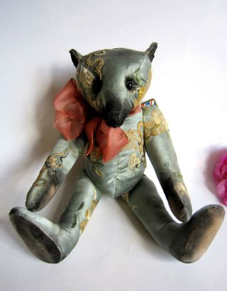 Amy Goodrich Bear Mei Jien From Antique S By Portobello Bears.  Ooak.  Exclusive.