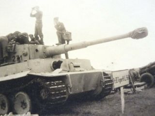 Ww2 Photo Of A Captured German Tiger I.