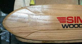 SIMS WOODKICK Vintage 1970 ' s Skateboard Deck 33 