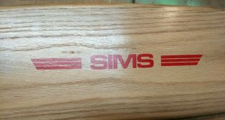 SIMS WOODKICK Vintage 1970 ' s Skateboard Deck 33 