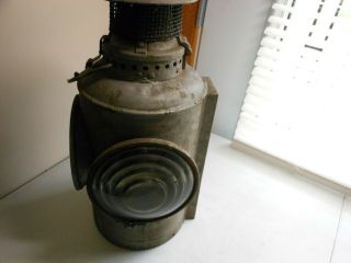 Vintage Adlake Non Sweating Chicago Lamp Lantern Switch Train C.  S P.  M&O RAILROAD 6