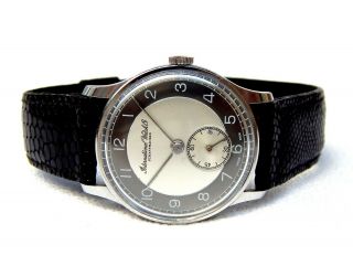 Vintage Watch Iwc International Watch Co Schaffhausen Stainless Steel 1950c Men