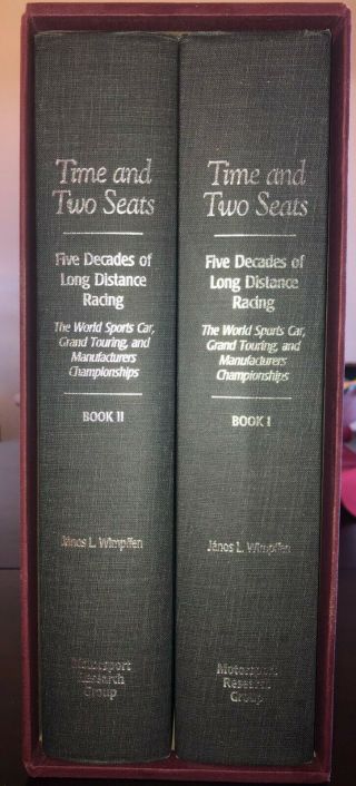 Time and Two Seats,  Five Decades of Long Distance Racing (RARE BOOK) 4