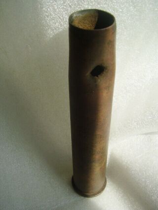 WWII Russian Trench Lamp from cartridge anti - aircraft gun 1943 2