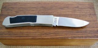 GERBER LOCKBACK FOLDING KNIFE,  GERBER DESIGN BY R.  W.  LOVELESS,  VINTAGE,  BOX 5