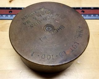 Us World War Ii Brass Shell Casing 105mm - Trench Art