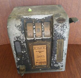 Antique Cigarette Zephyr 3reel Slot Machine Trade Stimulator