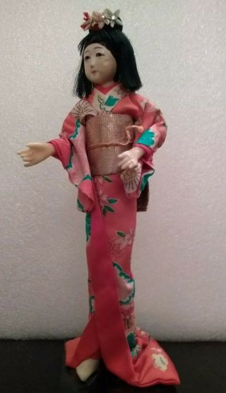 Antique Japanese Geisha Doll.  Early 1900 