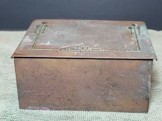 Antique Bronze Brass 4 1/2 Inch Box Wood Inserts