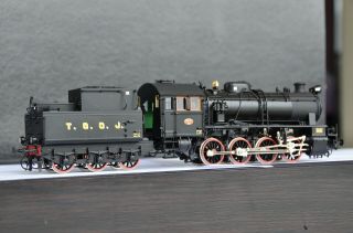 NMJ Superline Brass TGOJ M3b Steam Locomotive RARE 2