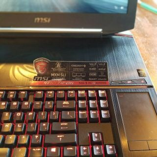 Extremely Rare MSI GT80 Titan SLI Gaming Laptop i7 32GB Ram 2xGTX 980m 8GB SLI 3