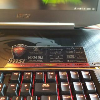Extremely Rare MSI GT80 Titan SLI Gaming Laptop i7 32GB Ram 2xGTX 980m 8GB SLI 8