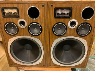 Rare Vintage Lxi Series Speaker System Set By Sears Model:143.  94195900