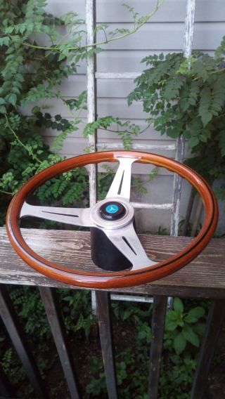 Nardi Torino Vintage Wood Mercedes Benz Steering Wheel 15 "