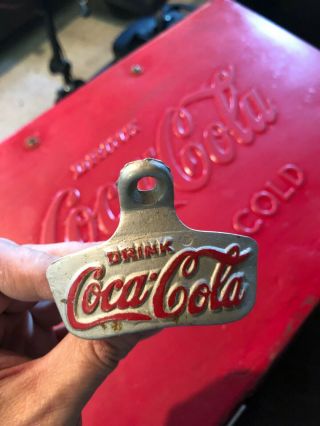 1930 ' s/40s Large Vintage Coca Cola cooler 7
