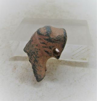 Detector Finds Ancient Roman Bronze Dager Pommel Head Of A Lion