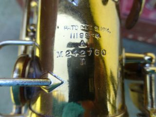 C.  G.  Conn VINTAGE 6M Transitional Professional Alto Saxophone (1931) WONDER 4