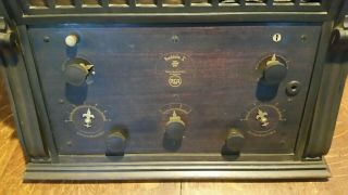 Rare 1920 ' s RCA Radiola X Tube Radio Exceptional With Tubes 2