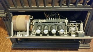 Rare 1920 ' s RCA Radiola X Tube Radio Exceptional With Tubes 5