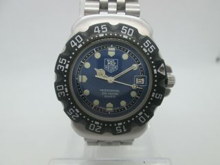 Vintage Tag Heuer F1 Stainless Steel Quartz Midsize Mens Watch