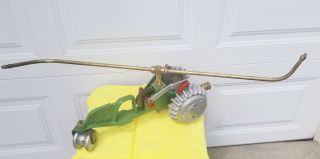 Vintage Restored Model 3b National Walking Sprinkler W/ Copper Arms Great