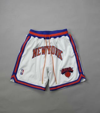 Just Don Mitchell And Ness Vintage White York Knicks Shorts S M L Xl Xxl