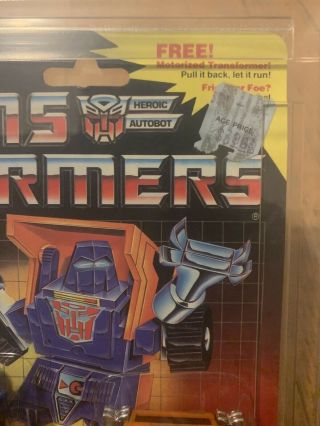 Vintage Transformers Huffer G1 1985 AFA 85 7