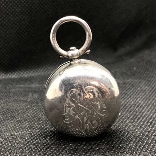 Chester Hallmarked Silver Sovereign Holder - 1899 - Unusual -