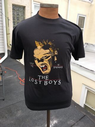 Vintage Vtg 80s 1987 The Lost Boys Movie Promo T Shirt Sz M Cult Horror Vampire