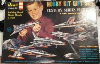 Extremely Rare Revell 1957 Century Series Fighters Gift Set - - All