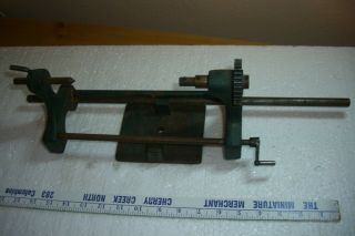 Vintage Gunsmithing Rifle Bolt Jeweling Jig.  Lathe Rare