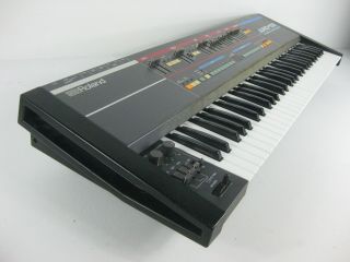 Classic Roland Juno - 106 Keyboard Analog Synthesizer Vintage Juno 106