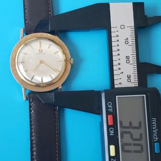 Vintage 1966 Omega Slim Classic Swiss Made Mens 17 jewels Cal 620 Great 9