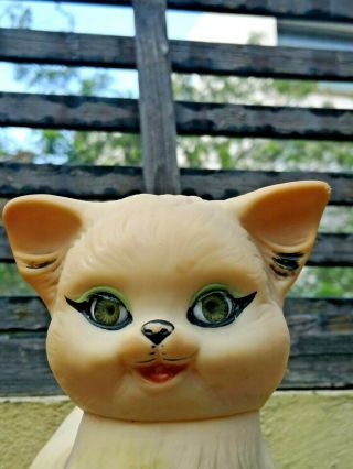 VTG RARE MEXICAN RUBBER CAT KITTEN SQUEAKY TOY CLONE EDWARD MOBLEY SQUEAK MEXICO 2