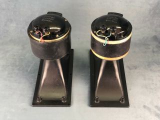 PAIR LOMO KINAP 1A - 22 RARE VINTAGE USSR SOVIET HIGH FREQUENCY DRIVERS SPEAKERS 4