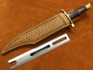 Vintage 1960s Gil Hibben Manti UT Bowie knife custom over 17” long 11